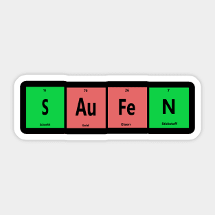 Saufen Sticker